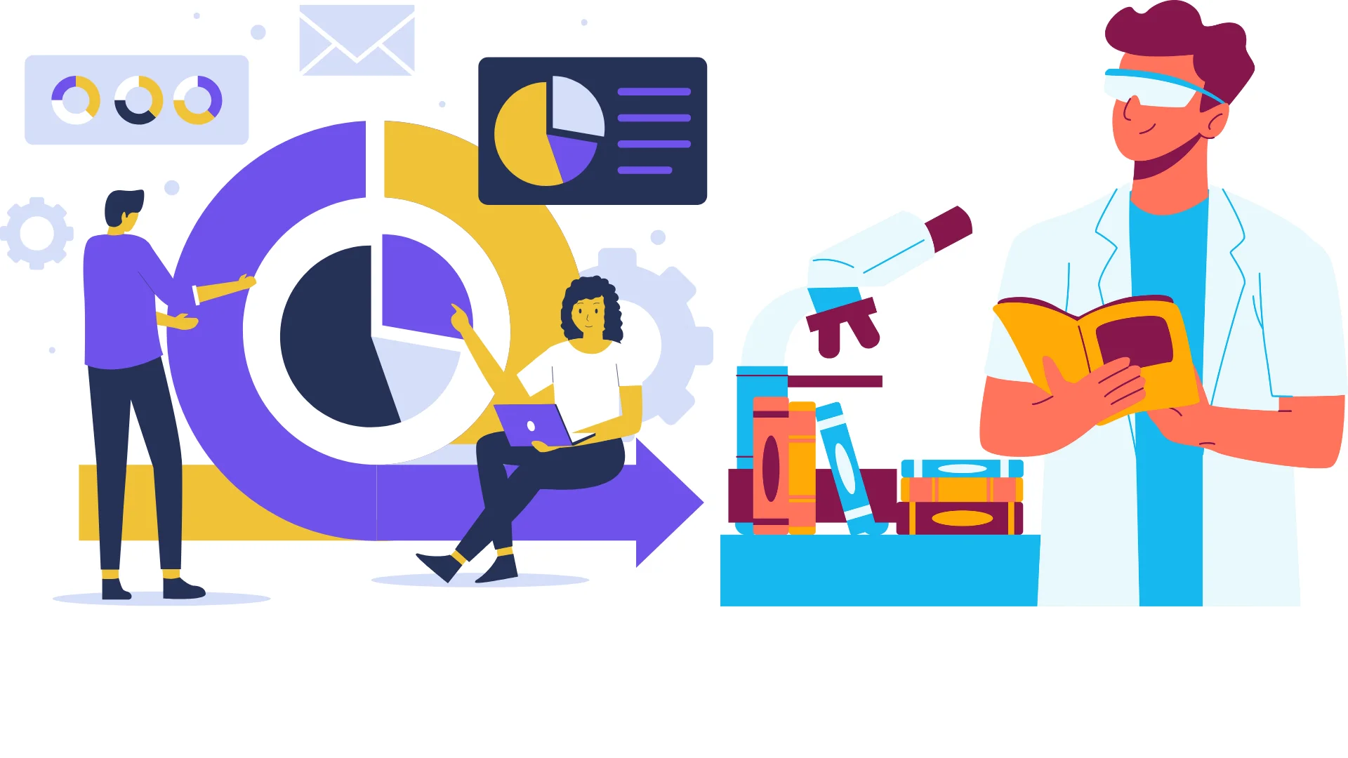 Research methods in a story